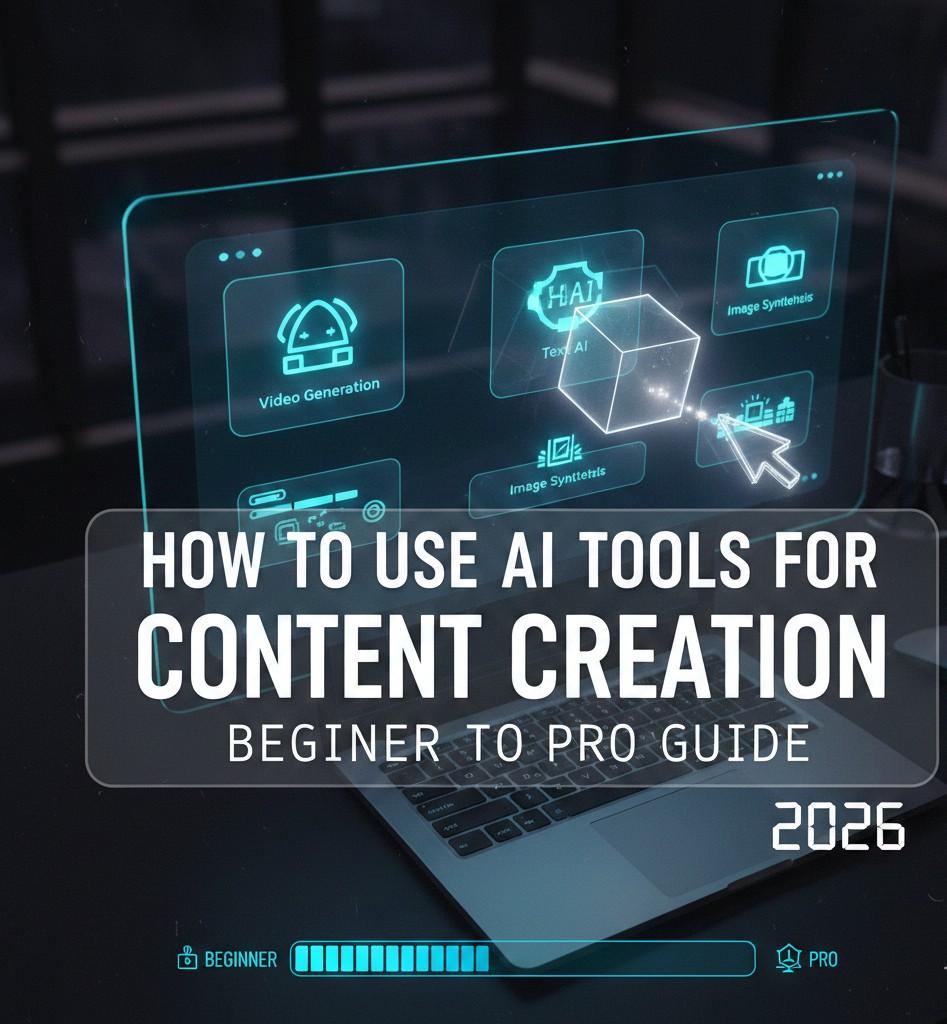 How to Use AI Tools for Content Creation (Beginner’s Guide 2026)